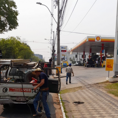 CORTE EN EL ENLACE DE FIBRA ÓPTICA ASUNCIÓN - CLORINDA POR INTENTO DE ROBO DE CABLES EN LA ZONA DE TRINIDAD 